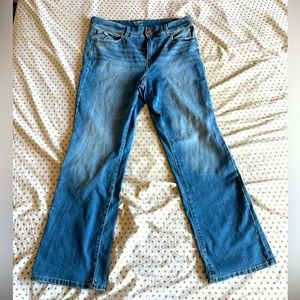 Maurice’s everflex high rise flares. Size 18